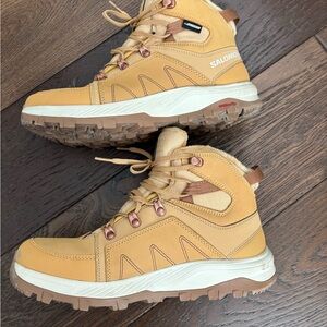 Salomon Tan Winter & Rain Boots